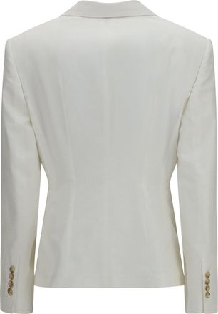 Dolce & Gabbana Double-Breasted Tailored Blazer - White