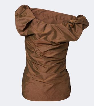 Vivienne Westwood Ginnie off-shoulder twill top