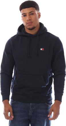 Tommy Hilfiger Heren Tommy Hilfiger Tonal Badge Trekkoord Hoodie in Marineblauw