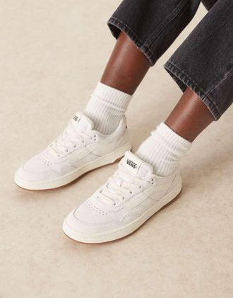 Vans Cruze 3.0 - Sneakers bianco sporco con dettagli verdi