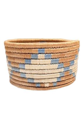 Indego Africa Woven Trinket Basket in Blue at Nordstrom