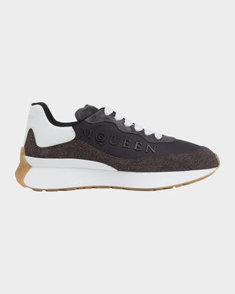 Alexander McQueen Men & apos;s Sprint Suede & Leather Runner Sneakers
