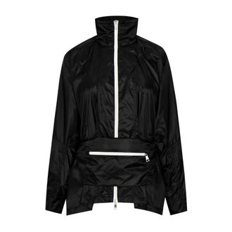 Moncler Light Jackets, female, Black, Size: S Moy Parka Jacket