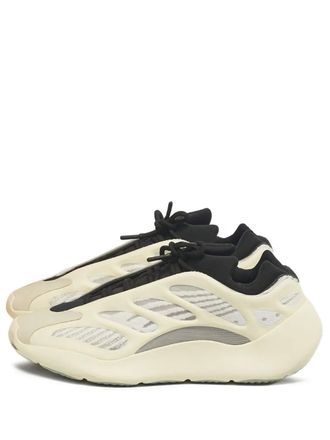 Yeezy by Kanye West layered sneakers - men - Fabric/Mesh/Rubber/Rubber - 47 - Neutrals