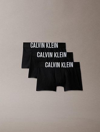 Calvin Klein Pack de 3 b&oacute;xers ajustados para ni&ntilde;o - Intense Power