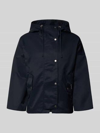 Barbour Regular Fit Parka aus Baumwoll-Mix Modell KINGSWOOD in Marine, Gr&ouml;&szlig;e 34