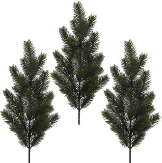 Creativ deco Winterliche Kunstpflanze »Weihnachtsdeko« Zweig im 3er Set