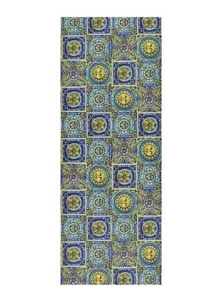 Atticgo Alfombra vin&iacute;lica de cocina multicolor 52x200 cm