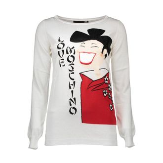Love Moschino White Other Fibres Women Womens Sweater