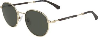 Calvin Klein Jeans CKJ20110S 717 Mens Sunglasses Gold Size 50