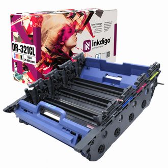 OEM Tamburo Inkdigo Dr321 Compatibile Con Brother Dcp-l8400cdn Hl-l8250cdn, Certificato T&uuml;v