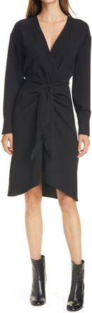 BA&SH ba-sh Kiari Dress in Noir at Nordstrom, Size Medium