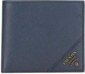 Prada Pre-owned Wallets, female, Blue, Size: ONE SIZE Pre-owned Leather wallets