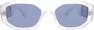 Versace Dark Blue Geometric Unisex Sunglasses VE4361 148/80 53