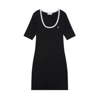 Calvin Klein Jeans Donna, Abiti, Nero, S, new