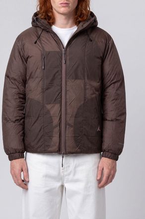 Roa Water-Repellent Nylon Down Jacket with Hood and Duck Down Padding