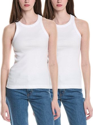 James Perse 2Pk Cutaway Rib Tank