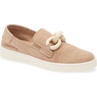 Pedro Garcia Pastora Loafer in Beige Plush Suede at Nordstrom Rack, Size 7Us / 37Eu