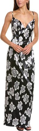 Rene Ruiz V-Neck Slip Gown