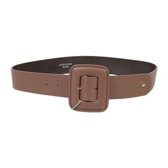 Max Mara Brio Leather Belt - female - Weekend Max Mara - Belts - Brown - L - Accessories