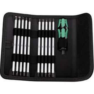 Wera 88/1 Officina e meccanica Kit di punte intercambiabili per giraviti 11 parti Taglio, Croce Phillips, Croce Pozidri - Wera