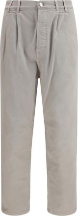 Brunello Cucinelli Grey Mid Rise Jeans