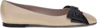 Valentino Garavani Ballerine con fiocco - Toni neutri
