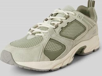 Tommy Jeans Low Top Sneaker mit Rindsleder-Details in Hellgruen, Größe 42