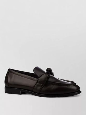 Bottega Veneta loafers knot detail round toe design