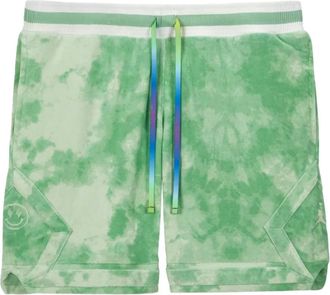 Nike Jordan x J Balvin Shorts con fantasia tie dye - Verde