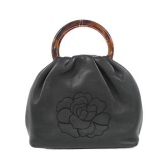 Chanel Pre-owned Lambskin Schoudertas - Dames - Pre-owned - Zwart - Maat: ONE Size Leer