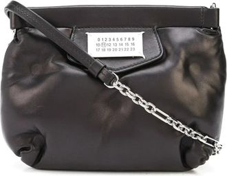 Maison Margiela Glam Slam Red Carpet Mini - Dames - Schoudertassen - Zwart - ONE Size - Leer - Tassen