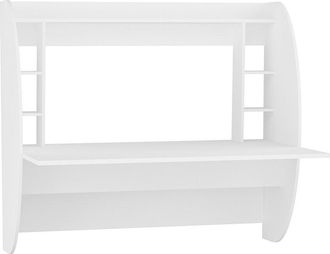 Hanah Home Modern Study Desk With Wall-Mount Option