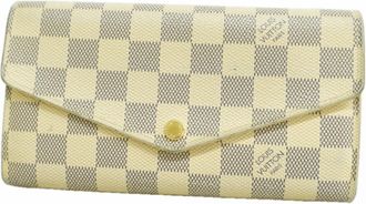 Louis Vuitton White Long Wallet (Bi-Fold) (Pre-Owned)