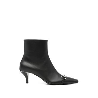 Gucci Vittoria Horsebit Pointed-toe Boots