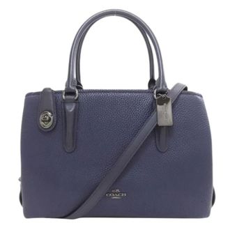 Coach Pre-owned Handbags, female, Blue, Size: ONE SIZE Pre-owned Handbag