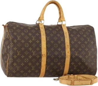 Louis Vuitton Pre-owned Weekend Bags, female, Brown, Size: ONE SIZE Pre-owned Keepall 50 Boston Bag