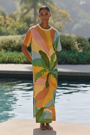Farm Rio x Anthropologie T-Shirt Maxi Dress