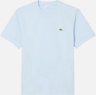 Lacoste Mens Lacoste TH7318 Classic Fit Cotton T-Shirt - Blue - Size: 40