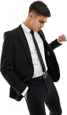 River Island Giacca super skinny nera da abito-Nero