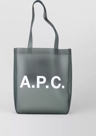 A.P.C. lou transparent tote bag