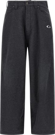 Balenciaga Trompe Loeil Joggers - Heren - Wijde Broeken - Grijs - S - Katoen - Broeken