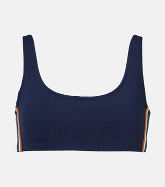 Tory Sport Striped sports bra