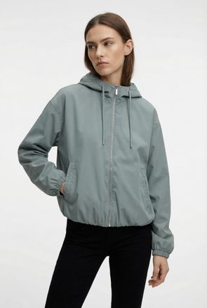 Only Outdoorjacke ONLY ONLCAMILLE SHORT JACKET CC OTW, Damen, Gr. XL, abyss, Web, Obermaterial: 100% Polyester, unifarben, normal, elastischer Bund, Jacken