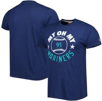 Homage Mens Homage Navy Seattle Mariners Hyper Local Tri-Blend T-Shirt at Nordstrom, Size Small