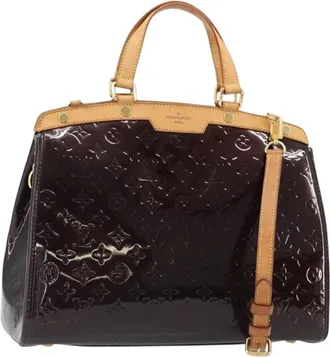 Louis Vuitton Blair Monogram Vernis Purple Patent_Leather Handbag (Pre-Owned)