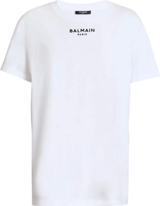 Balmain Mujer, Camisetas, Blanco, Talla: M