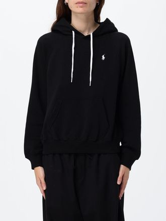 Polo Ralph Lauren Felpa relaxed fit in misto cotone con cappuccio e logo