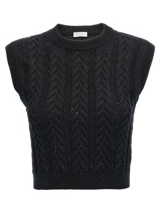 Brunello Cucinelli Double Cable Dazzling Vest
