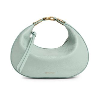 Coccinelle Handbags, female, Blue, Size: ONE SIZE Mini Bag Grained Leather